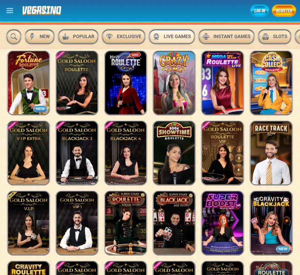 Vegasino-casino-live-casino-games-collection-review