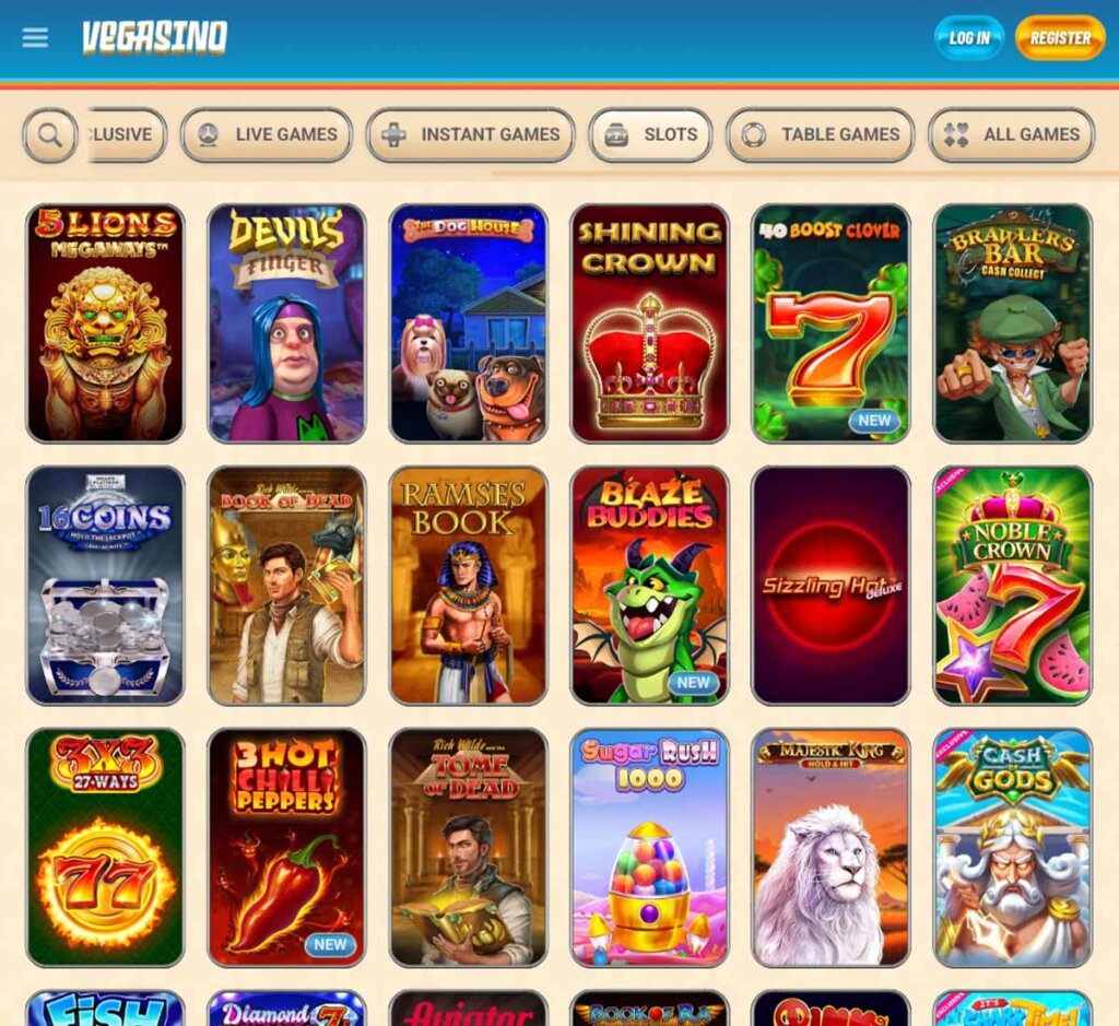 Vegasino-casino-slots-variety-review