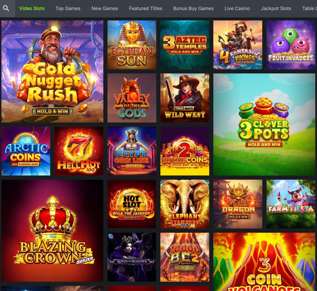 WeltBet casino slots variety review