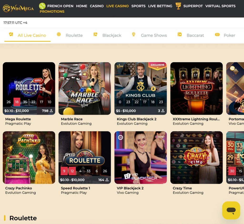 WinMega-casino-live-casino-games-collection-review