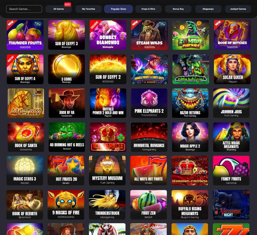 donbet-casino-slots-variety-review