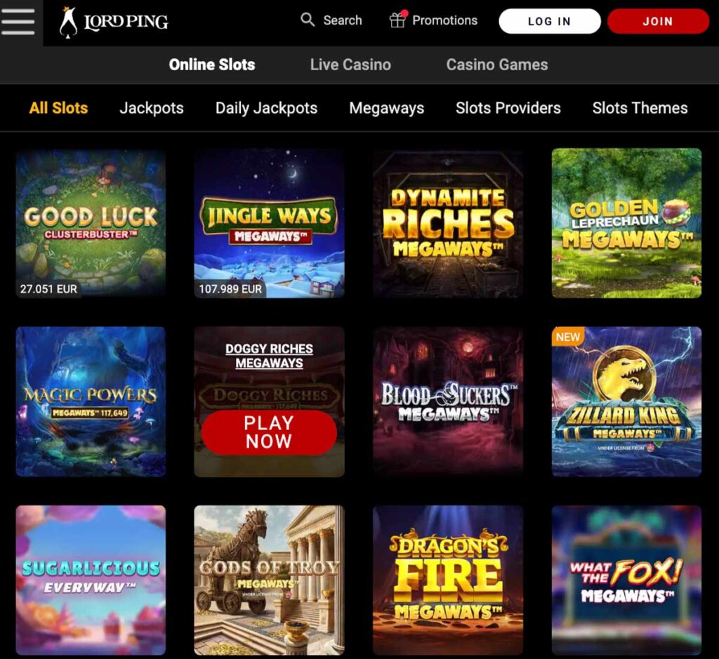 lordping-casino-slots-variety-review