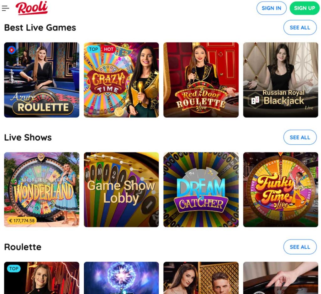 rolli-casino-live-casino-games-collection-review