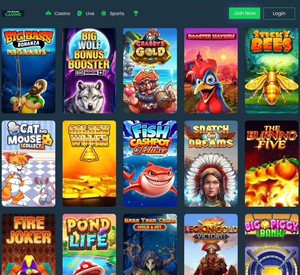 the-online-casino-slots-variety-review