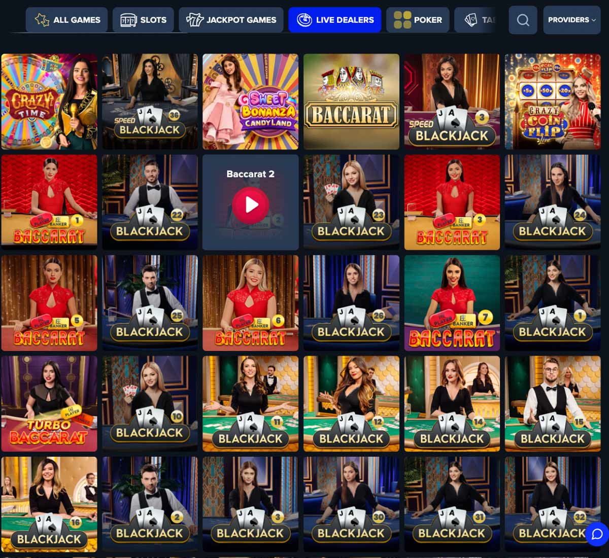 trips casino live casino games collection review