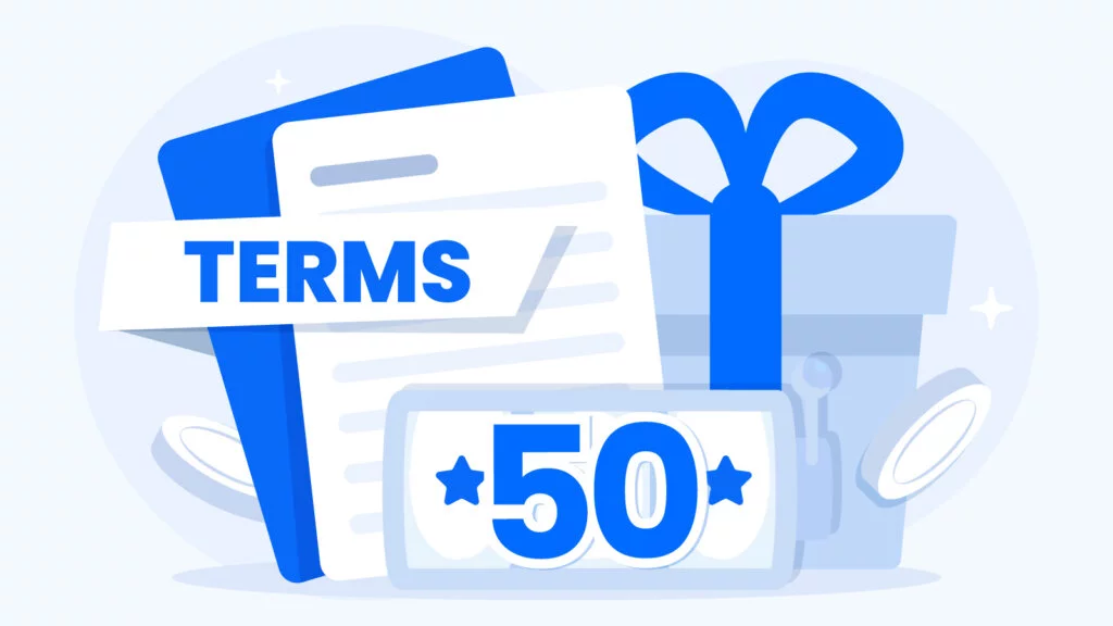 Bonus Terms of 50 No Deposit Free Spins