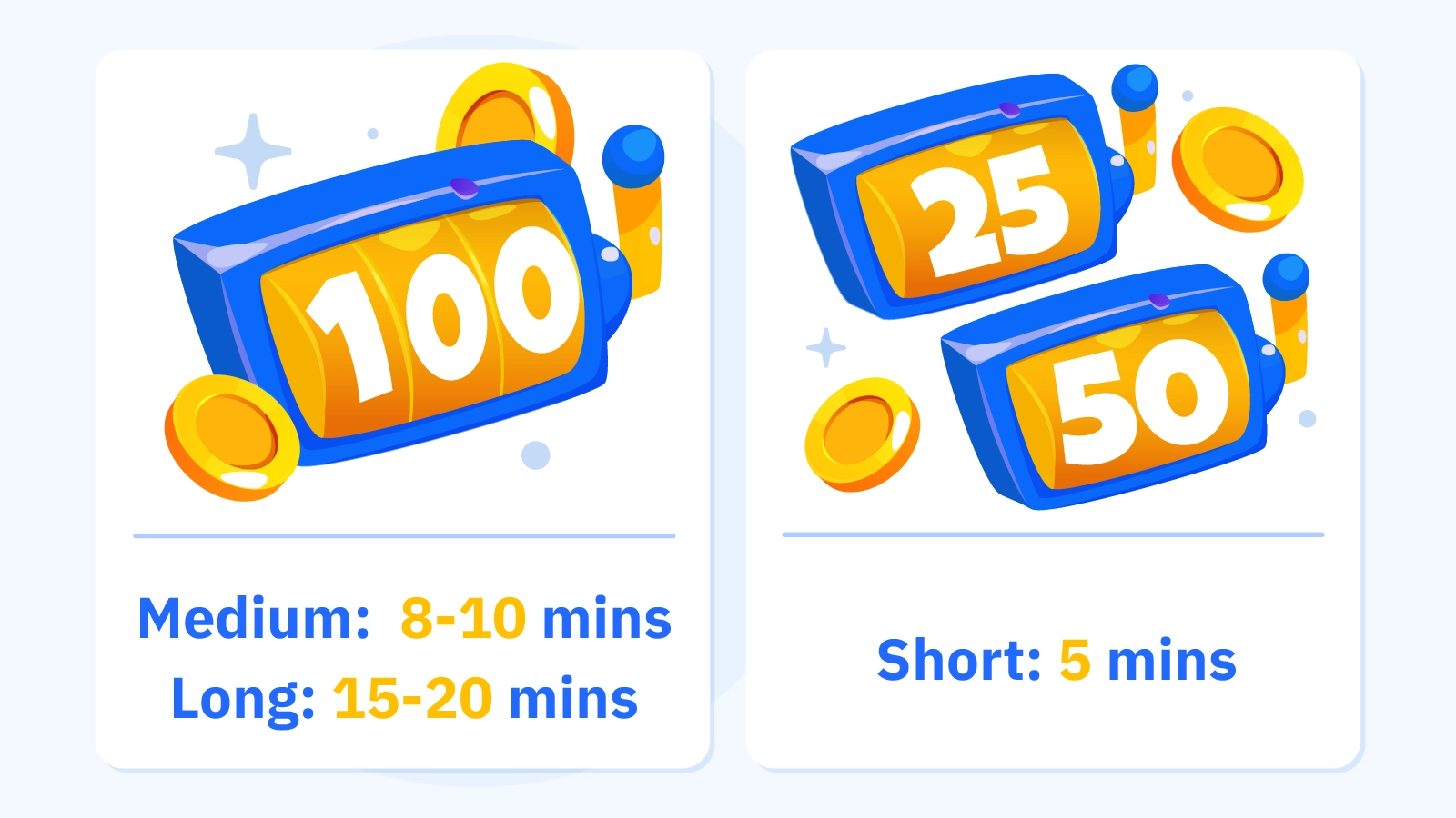 Time comparison showing 100 spins take 15-20 minutes manual play or 8-10 minutes autoplay versus 25-50 spins in 5 minutes for mobile players