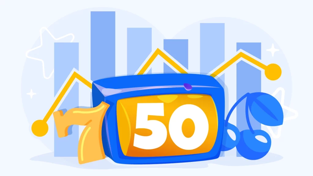 Test results showing 50 free spins triggered bonus features twice on low volatility Aloha Cluster Pays at spins 13 and 47, versus once on high volatility Book of Dead at spin 39, demonstrating 60-70% trigger probability