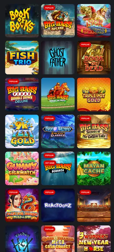 Knightslots Casino mobile slots screenshot showing slot game categories, featured titles and navigation on smartphone interface   tested