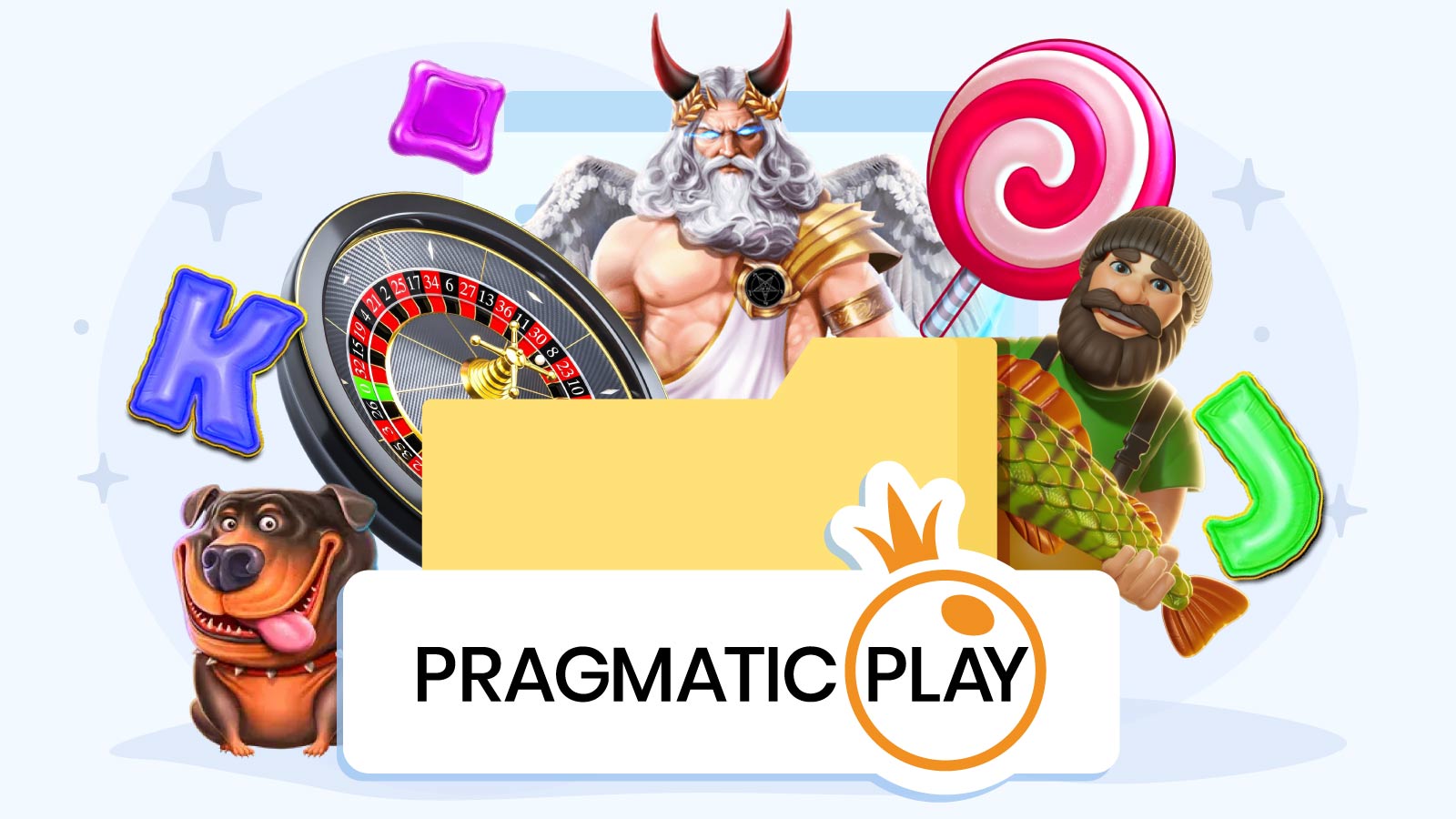 Collection of popular Pragmatic Play slots including Sweet Bonanza, Wolf Gold, and live dealer games available at Irish online casinos